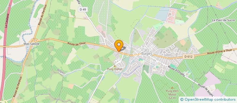 localisation de l'entreprise SCI LE DAUPHIN à BAGES