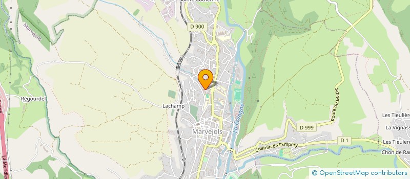 localisation de l'entreprise SCI LE DAUPHIN  MARVEJOLS