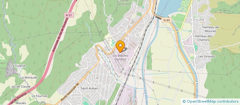 localisation de l'entreprise SCI LE DAUPHIN  CHATEAU-ARNOUX-SAINT-AUBAN