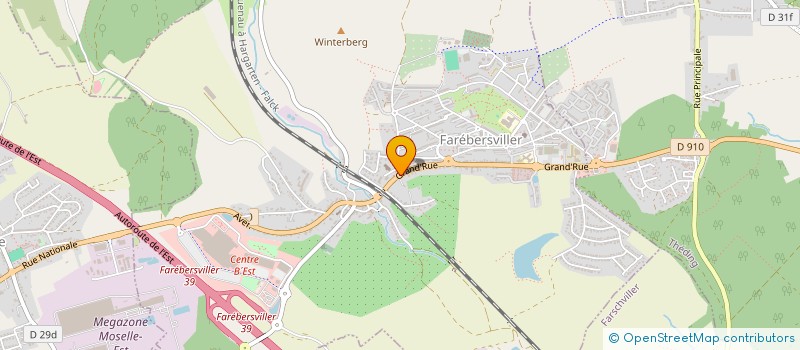 localisation de l'entreprise SCI LE DAUPHIN  FAREBERSVILLER