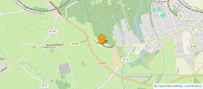 localisation de l'entreprise SCI LE DAUPHIN D'OR  RONCHEROLLES-EN-BRAY