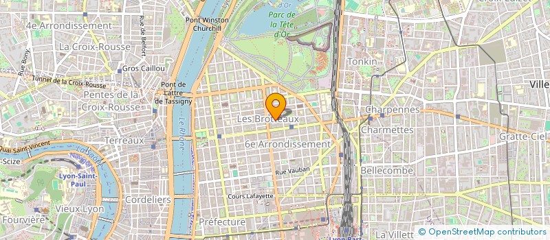 localisation de l'entreprise SCI LE DAWA  LYON