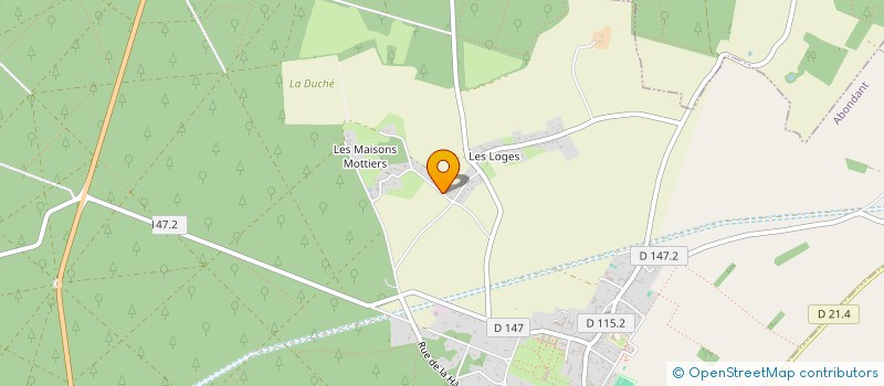 localisation de l'entreprise SCI LE DEBUCHE à ABONDANT