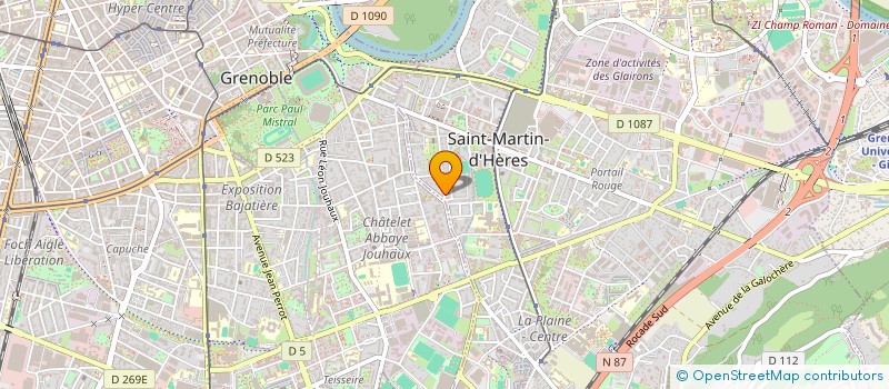 localisation de l'entreprise SCI LE DEIMOS  SAINT-MARTIN-D'HERES