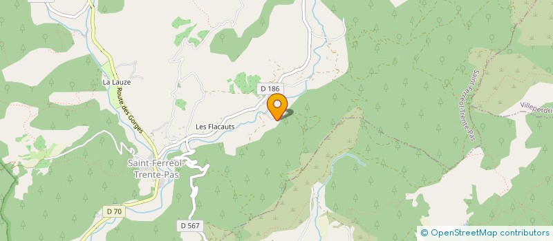 localisation de l'entreprise SCI LE DELVIC  SAINT-FERREOL-TRENTE-PAS