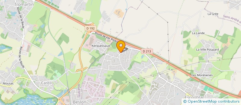 localisation de l'entreprise SCI LE DENICHEUR  LA BAULE-ESCOUBLAC