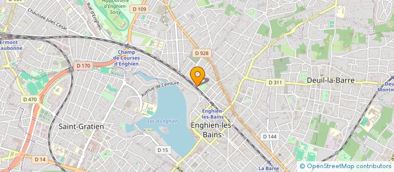localisation de l'entreprise SCI LE DEPART à ENGHIEN-LES-BAINS