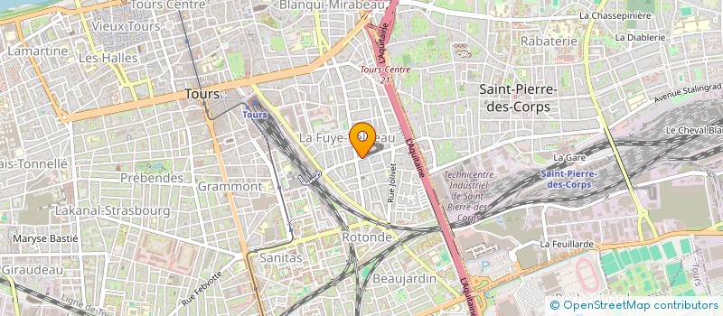 localisation de l'entreprise SCI LE DEPOT  TOURS