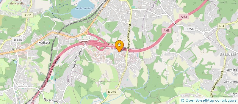 localisation de l'entreprise SCI LE DEPOT DE SEMPAU à BIDART