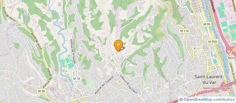 localisation de l'entreprise SCI LE DERNIER SOUFFLE à CAGNES-SUR-MER