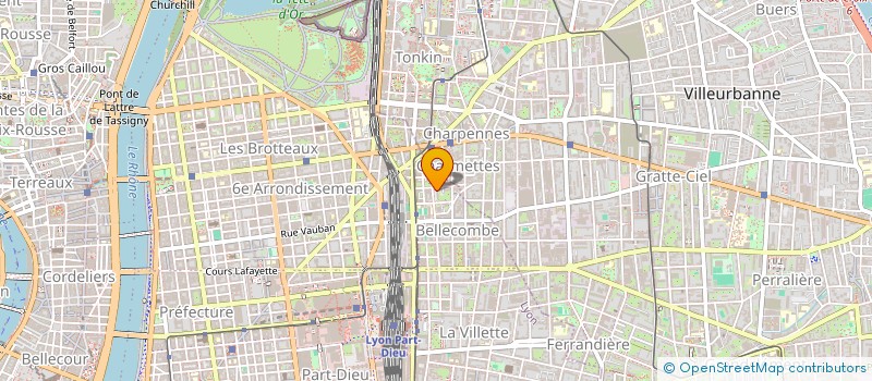 localisation de l'entreprise SCI LE DESGRANGES  LYON