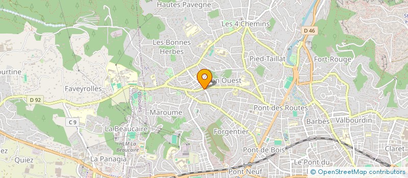 localisation de l'entreprise SCI LE DESIRADE  TOULON