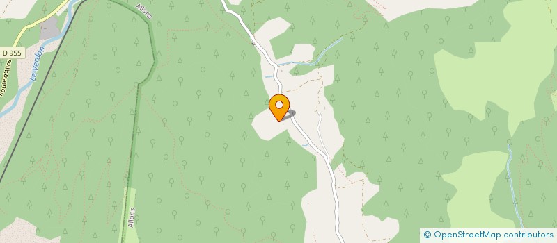 localisation de l'entreprise SCI LE DETOUR  ALLONS