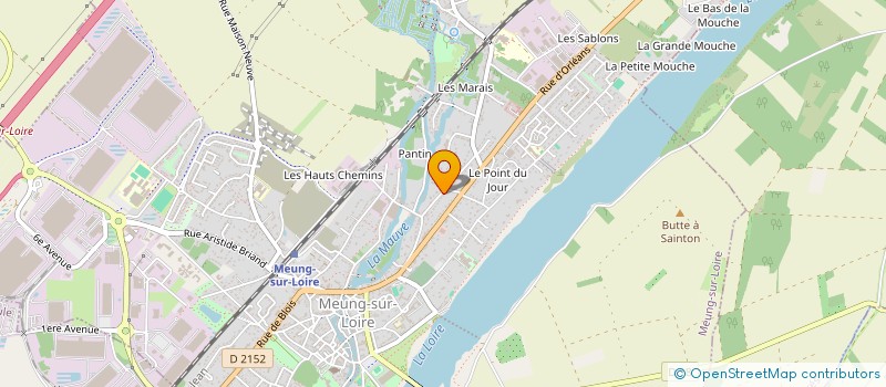 localisation de l'entreprise SCI LE DEUX  MEUNG-SUR-LOIRE