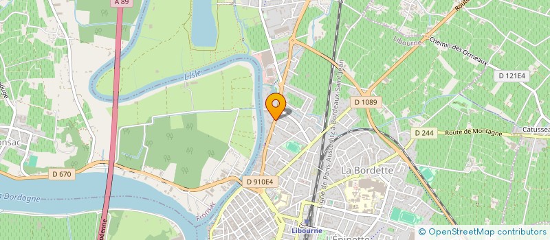 localisation de l'entreprise SCI LE DEVEDEC  LIBOURNE