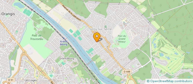 localisation de l'entreprise SCI LE DEVERSOIR à SOISY-SUR-SEINE