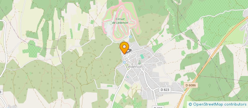 localisation de l'entreprise SCI LE DEVES  LEDENON