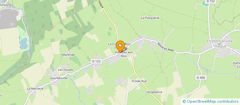 localisation de l'entreprise SCI LE DI-JARDIN  LA HAGUE