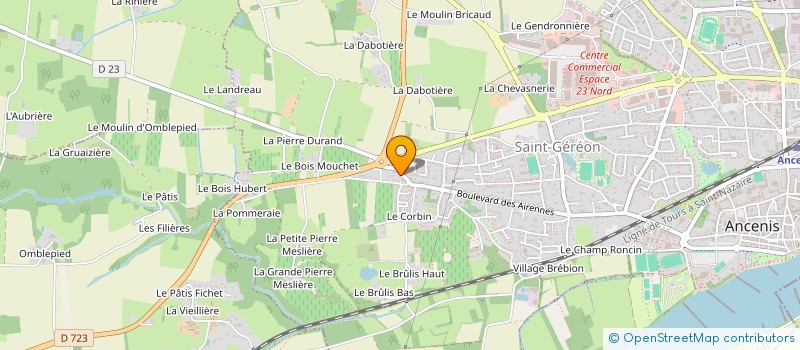 localisation de l'entreprise SCI LE DIABLE VAUVERT  ANCENIS-SAINT-GEREON