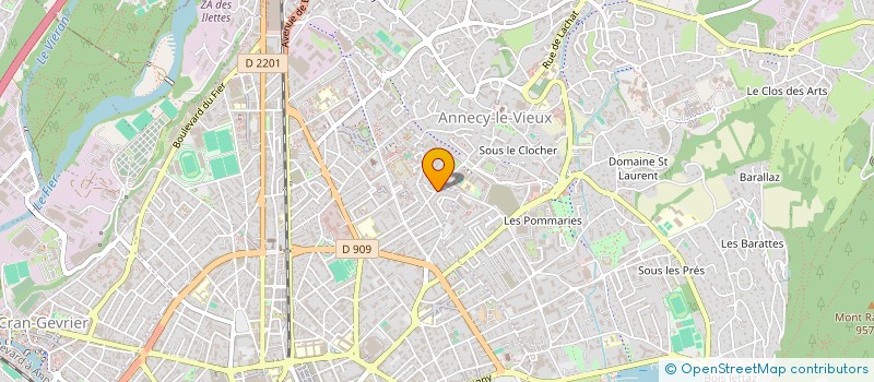 localisation de l'entreprise SCI LE DIAMANT  CHAVANOD