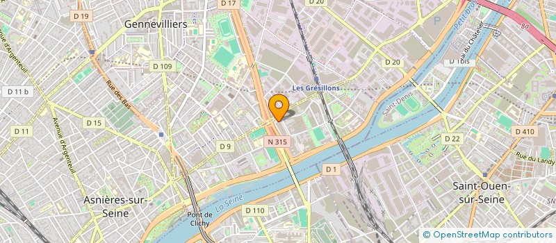 localisation de l'entreprise SCI LE DIAMANT à ASNIERES-SUR-SEINE