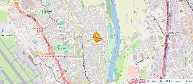 localisation de l'entreprise SCI LE DIAMANT NOIR  BLAGNAC