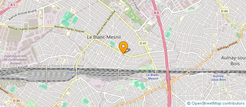 localisation de l'entreprise SCI LE DIAMANTIN à LE BLANC-MESNIL