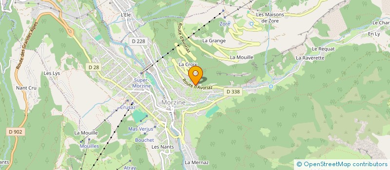 localisation de l'entreprise SCI LE DIARNI à MORZINE