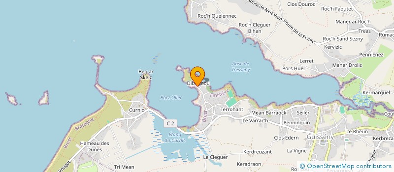 localisation de l'entreprise SCI LE DIBENNOU  GUISSENY