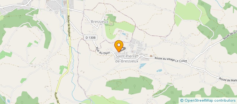 localisation de l'entreprise SCI LE DIJON  SAINT-PIERRE-DE-BRESSIEUX