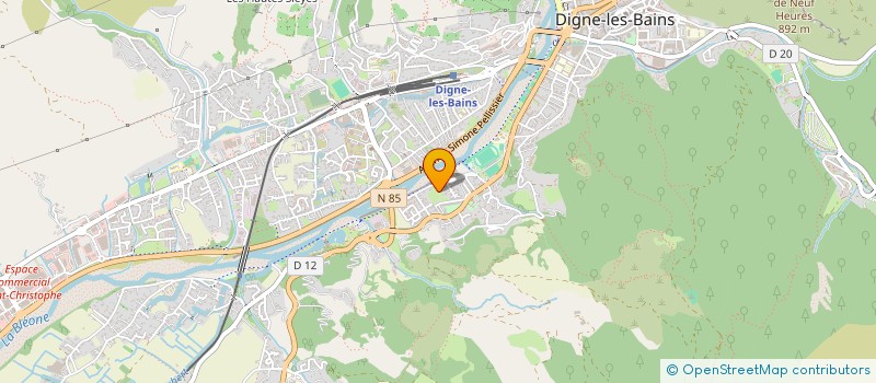 localisation de l'entreprise SCI LE DINIA à DIGNE-LES-BAINS