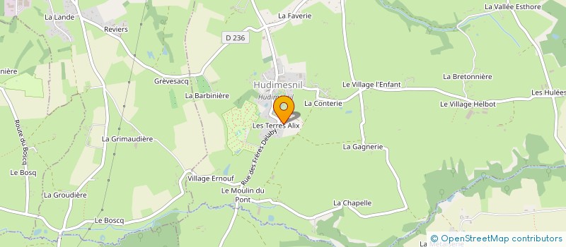 localisation de l'entreprise SCI LE DINOT  HUDIMESNIL