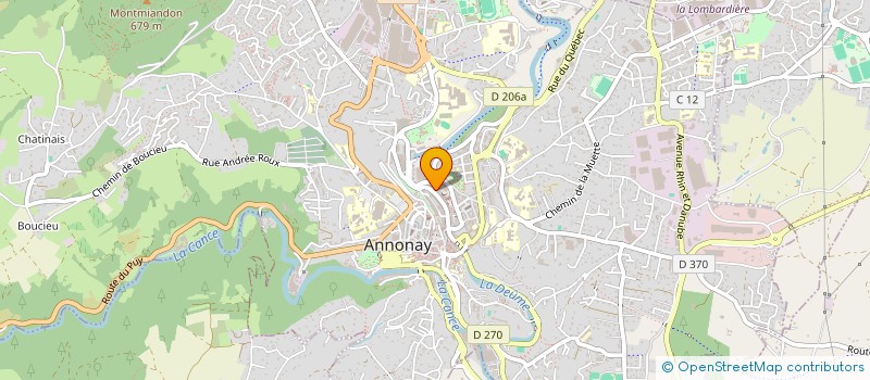 localisation de l'entreprise SCI LE DIRIGEABLE  ANNONAY