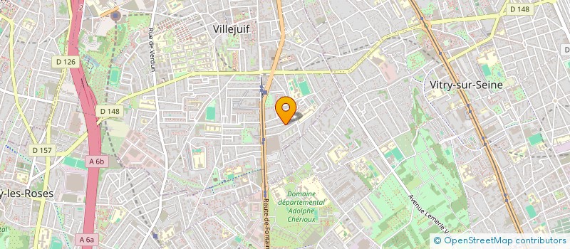 localisation de l'entreprise SCI LE DISTHENE BLEU à VILLEJUIF