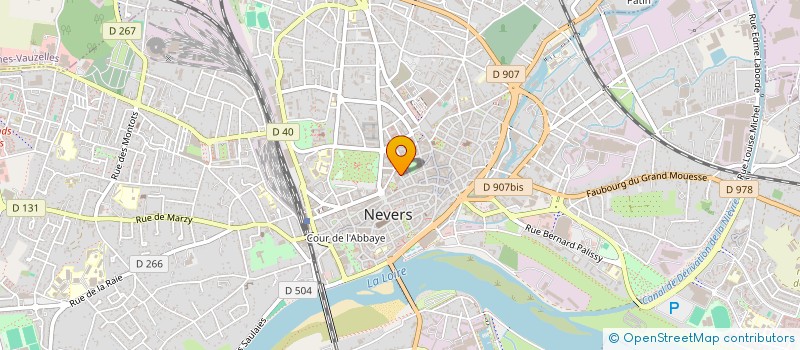 localisation de l'entreprise SCI LE DIX à NEVERS