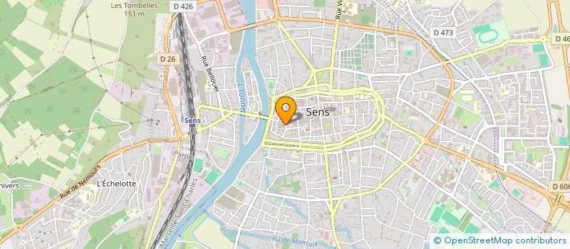 localisation de l'entreprise SCI LE DIX NEUF à SENS