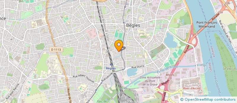 localisation de l'entreprise SCI LE DIXI à BEGLES