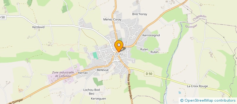 localisation de l'entreprise SCI LE DOARE  CORAY