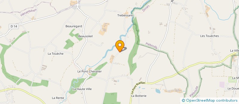 localisation de l'entreprise SCI LE DOEUFF  HENANBIHEN