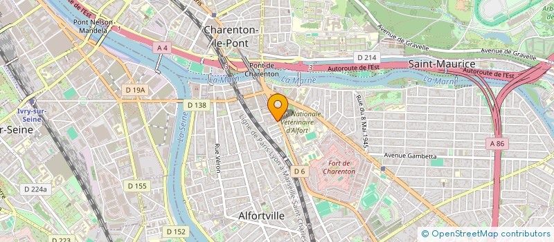 localisation de l'entreprise SCI LE DOJO à MAISONS-ALFORT