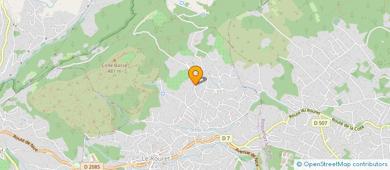 localisation de l'entreprise SCI LE DOLMEN  LE ROURET