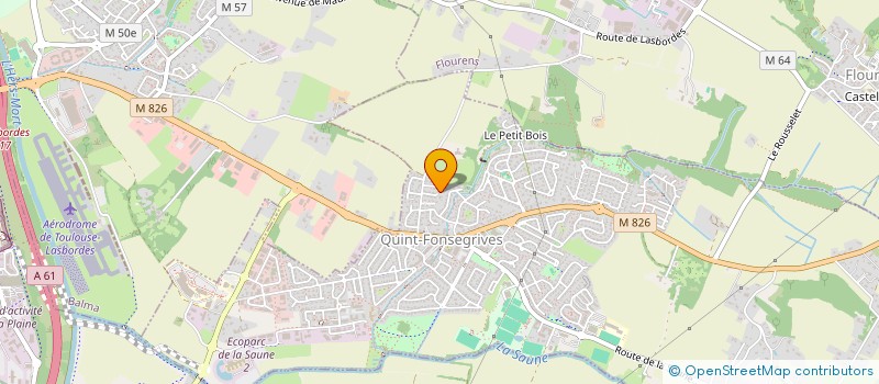 localisation de l'entreprise SCI LE DOLMEN D'ANDRIEU  QUINT-FONSEGRIVES