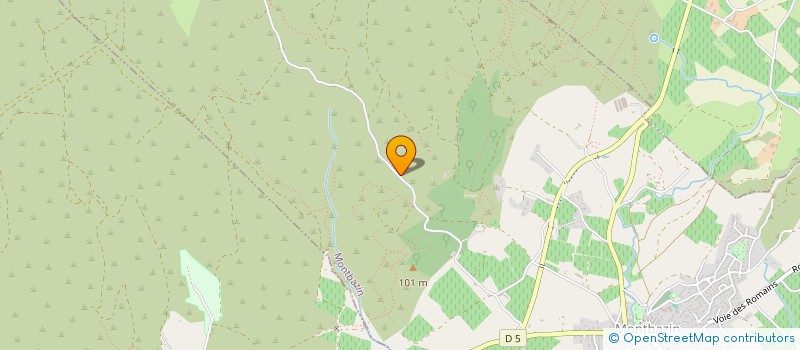 localisation de l'entreprise SCI LE DOMAINE  MONTBAZIN