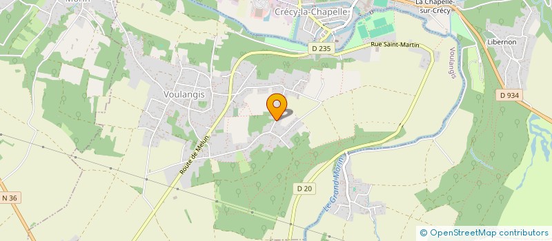 localisation de l'entreprise SCI  LE DOMAINE  VOULANGIS