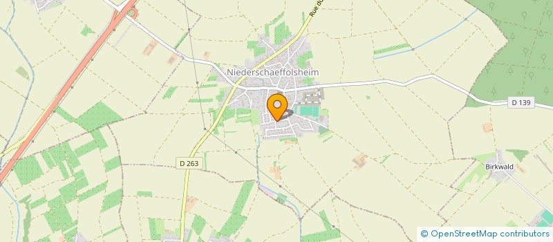 localisation de l'entreprise SCI LE DOMAINE  NIEDERSCHAEFFOLSHEIM