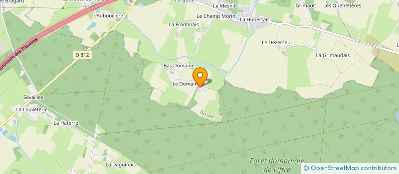 localisation de l'entreprise SCI LE DOMAINE  LA CHAPELLE SAINT AUBERT