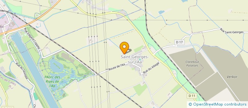 localisation de l'entreprise SCI LE DOMAINE  SAINT-GEORGES-SUR-L'AA