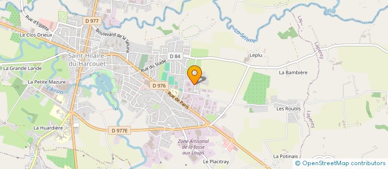 localisation de l'entreprise SCI LE DOMAINE  SAINT-HILAIRE-DU-HARCOUET