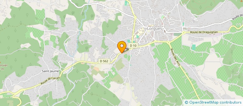 localisation de l'entreprise SCI LE DOMAINE  LORGUES