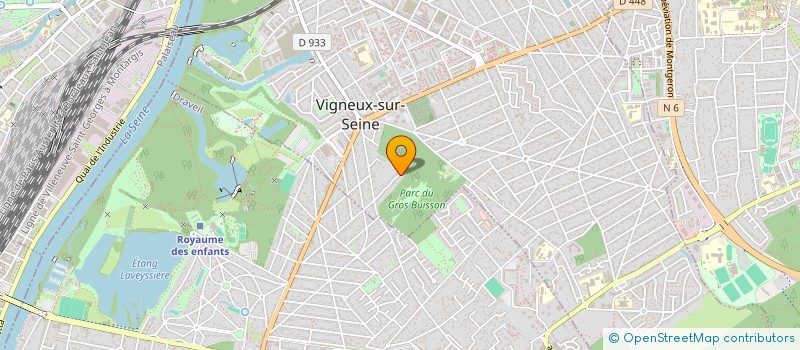 localisation de l'entreprise SCI LE DOMAINE D'ENZO à VIGNEUX-SUR-SEINE
